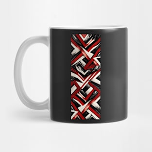 Hard Rock Punk Abstract Grunge Pattern Mug